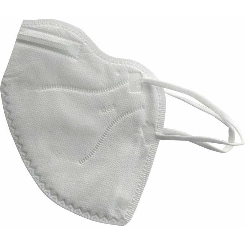 Respirátor skladací FFP2 biely, balený po 1ks