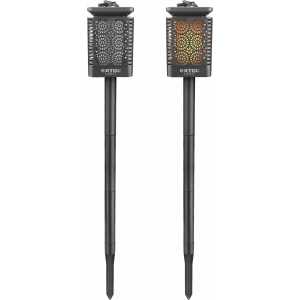Pochodeň LED solárna, 12x LED, efekt "plameň", EXTOL LIGHT 43133