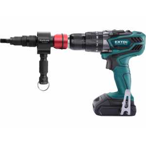 Nadstavec do vŕtačky na nitovanie matíc M3-M12, CrMoV, FORTUM 4770664