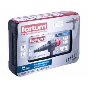 Nadstavec do vŕtačky na nitovanie matíc M3-M12, CrMoV, FORTUM 4770664