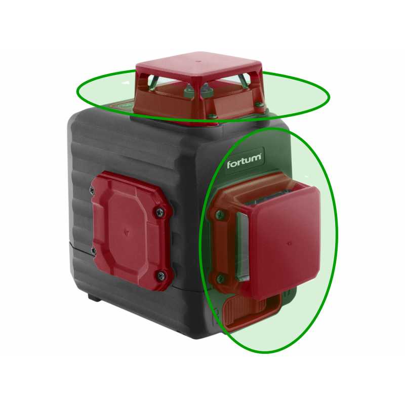 Vodováha laserová samonivelační 2D(1H360+1V360), Li-ion, FORTUM 4780214