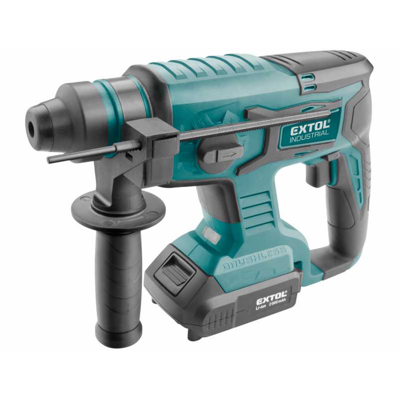 Vŕtacie kladivo AKU Share 20V, 1x2Ah Li-ion, SDS+, Extol Industrial 8791818