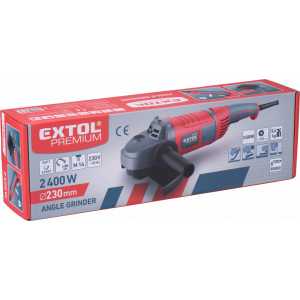 Brúska uhlová, priemer 230mm, príkon 2400W, Extol Premium 8892060