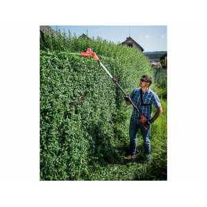 Nožnice na živý plot teleskopické akumulátorové, bez aku a nabíačky, dl. 278cm, Extol Premium 8895733