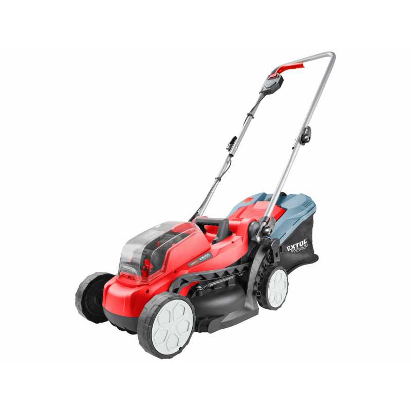 Kosačka na trávu akumulátorová 20V/2x2Ah pr. kosenia 33cm, Extol Premium 8895720