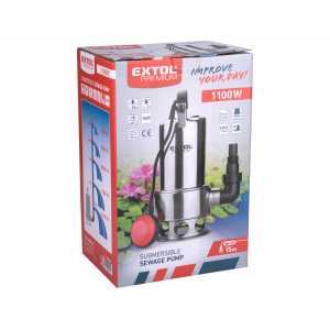 Čerpadlo ponorné kalové 1100W, EXTOL PREMIUM 8895016