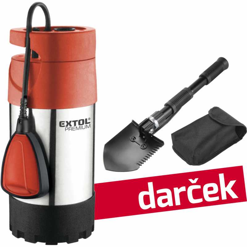Čerpadlo ponorné 4-stupňové nerezové, příkon 1000W EXTOL PREMIUM 8895008X