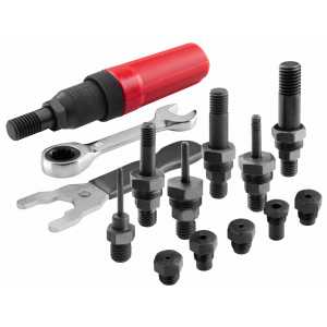 Nadstavec na nitovanie 2v1 nity 2,4-6,4mm matice M3-M12, FORTUM 4770667