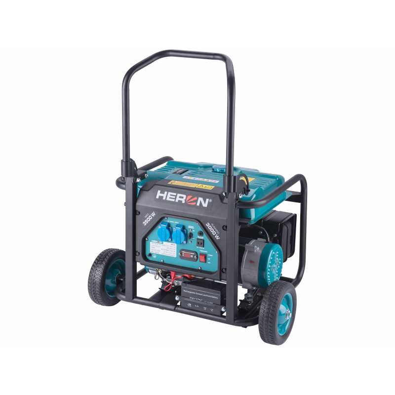 Elektrocentrála rámová benzínová, 230V, 3,5kW, 7,5HP, el. start, HERON 8896141