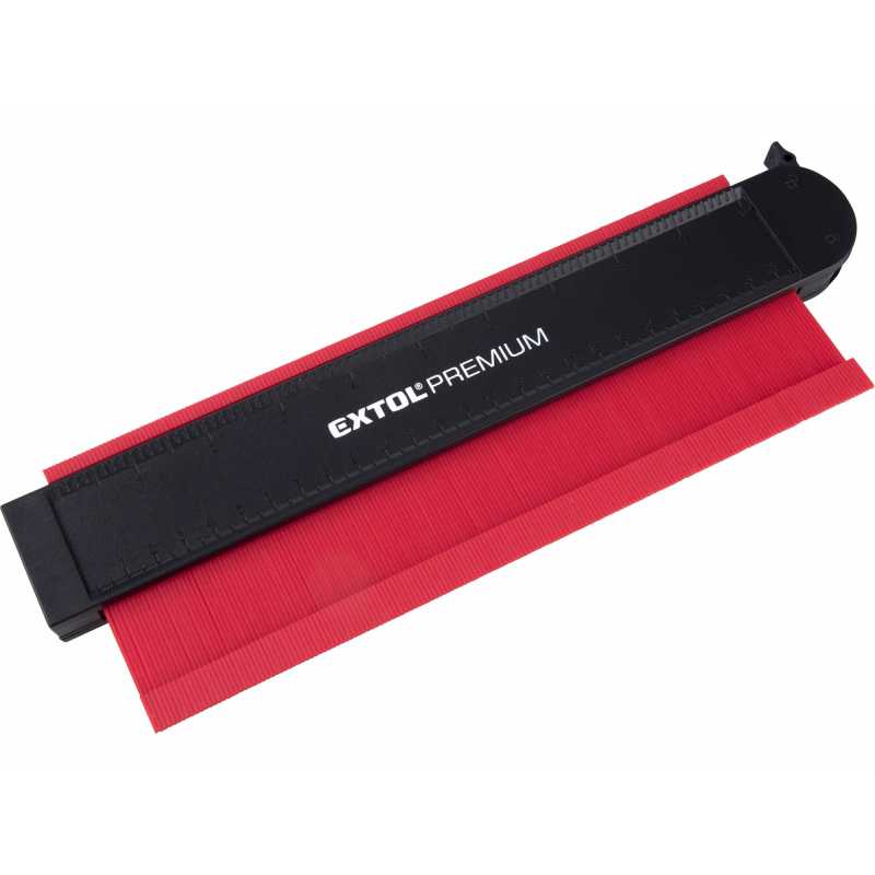 Šablona pro přenášení kontur s magnety, 256mm, EXTOL PREMIUM, 8825120