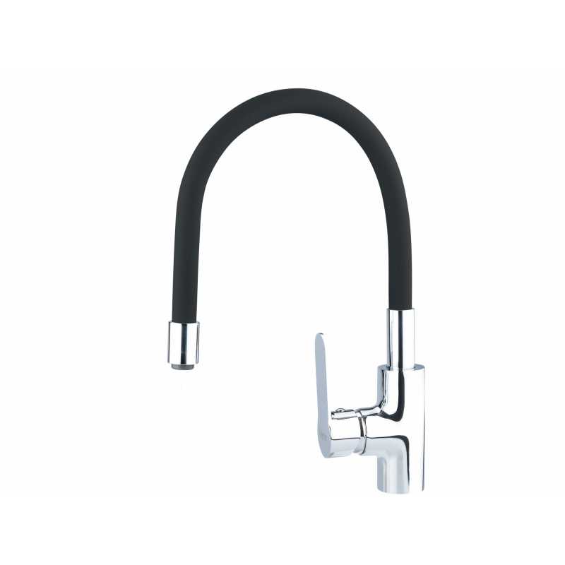 Baterie stojánková, flexibilní horní rameno černé, 550mm, BALLETTO 81120