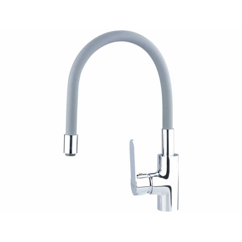 Baterie stojánková, flexibilní horní rameno šedé, 550mm, BALLETTO 81121