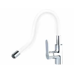 Batéria stojanková, flexibilné horné rameno biele, 550mm, BALLETTO 81122