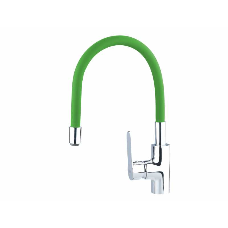Baterie stojánková, flexibilní horní rameno zelené, 550mm, BALLETTO 81124
