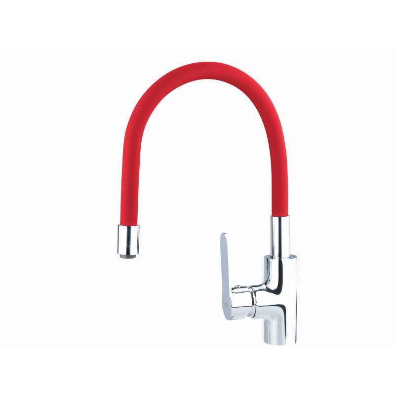 Batéria stojanková, flexibilné horné rameno červené, 550mm, BALLETTO 81125