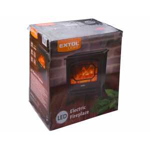 Krb světelný s vyhříváním, 900W/1800W, efekt plamene, EXTOL LIGHT 43421