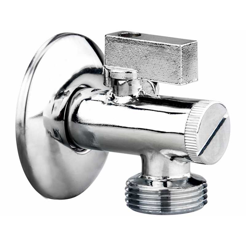Ventil rohový s filtrom, 1/2" -3/4", zinok, 131g, BALLETTO 81155