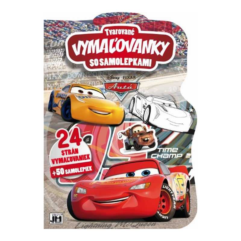 Tvarované omalovánky Cars 3
