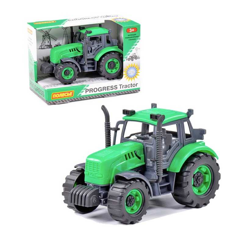 Traktor Progress na zotrvačník zelený