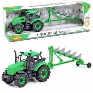 Traktor Progress s pluhmi...