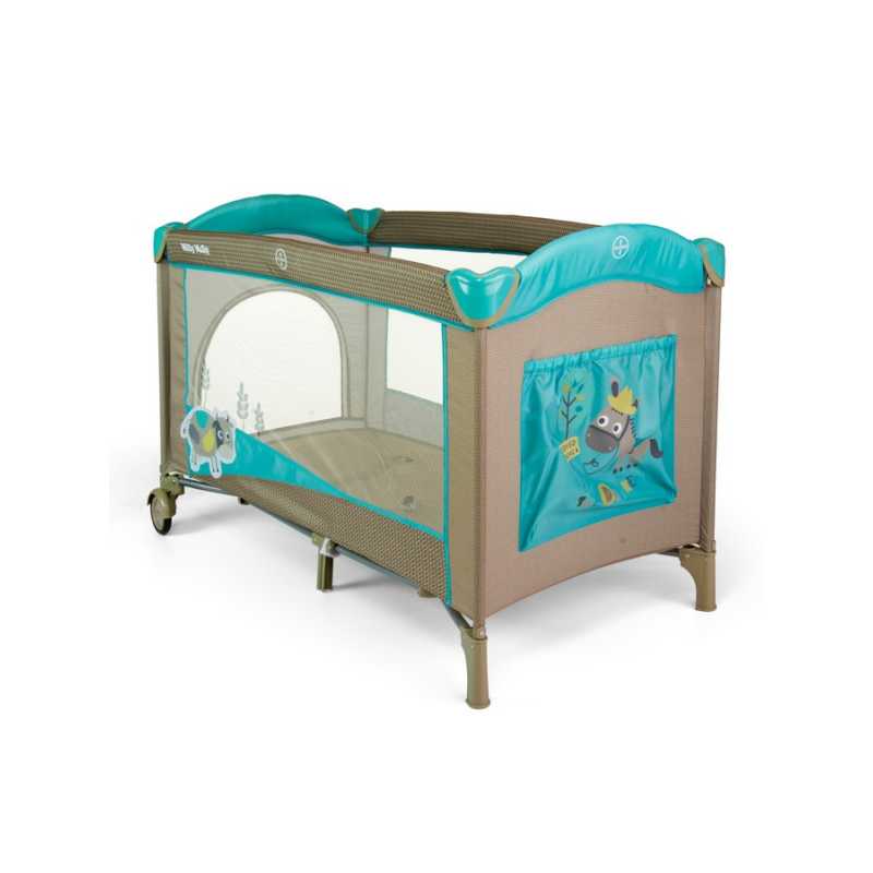 Cestovná postieľka Milly Mally Mirage khaki cow