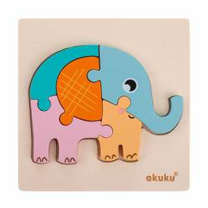 Dřevěné vkládací puzzle...