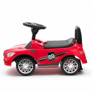 Detské odrážadlo so zvukom Baby Mix RACER červené