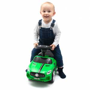 Detské odrážadlo so zvukom Baby Mix RACER zelené