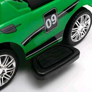 Detské odrážadlo so zvukom a vodiacou tyčou Baby Mix RACER červené