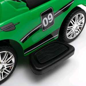 Detské odrážadlo so zvukom a vodiacou tyčou Baby Mix RACER čierne
