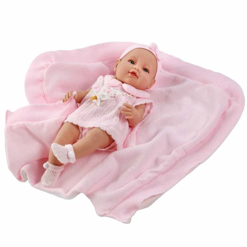 Luxusná detská bábika-bábätko Berbesa Ema 39cm