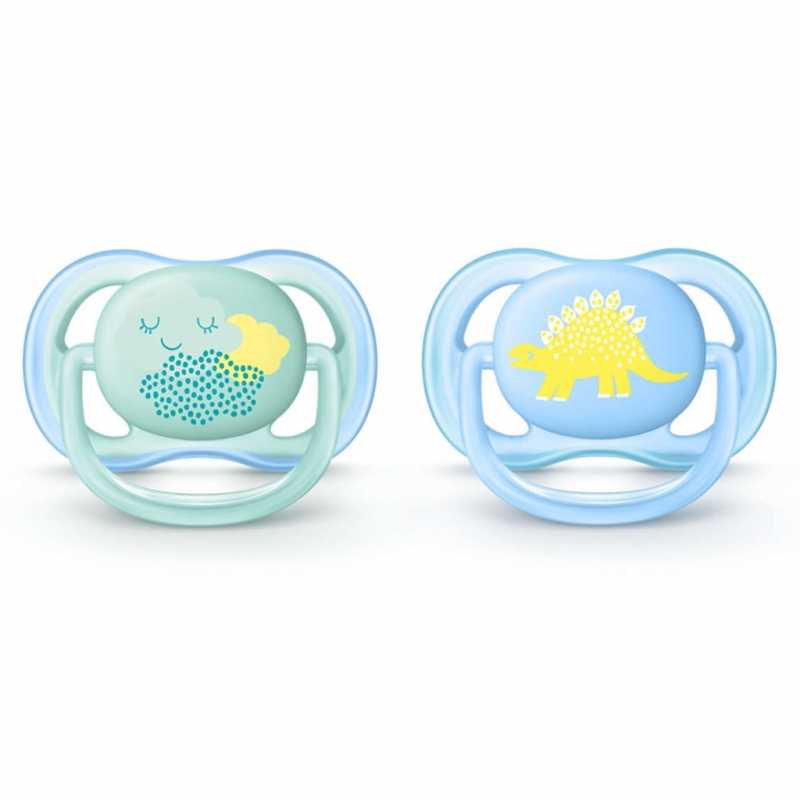Dudlík Avent Ultra air Deco 2ks pro kluky 0-6 m