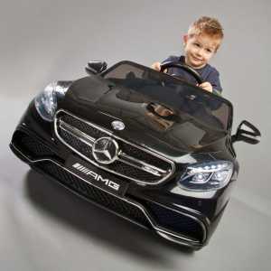 Elektrické autíčko Toyz Mercedes-Benz S63 AMG-2 motory pink