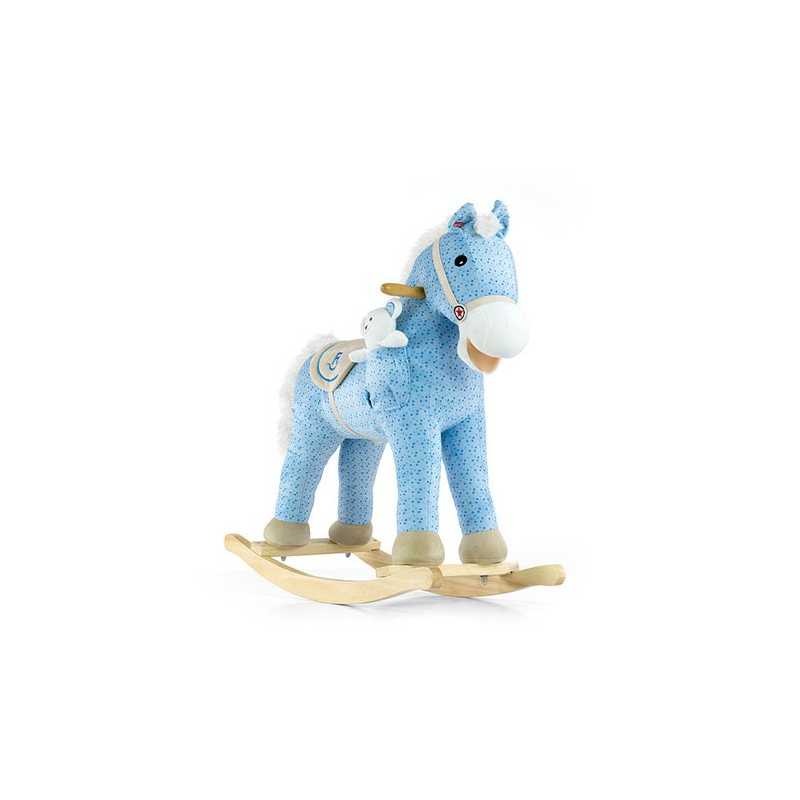 Hojdací koník s melódiou Milly Mally Pony modrý