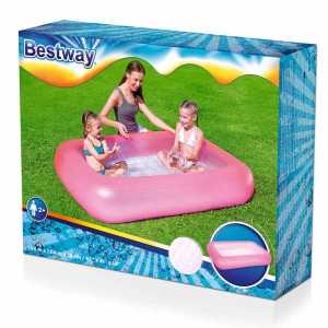 Dětský nafukovací bazén Bestway 165x104x25 cm růžový