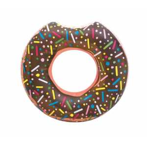 Dětský velký nafukovací kruh Bestway DONUT 107cm hnědý