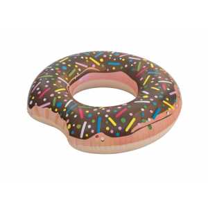 Dětský velký nafukovací kruh Bestway DONUT 107cm hnědý