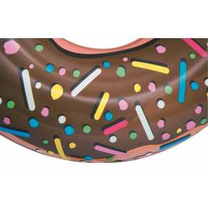 Detský veľký nafukovací kruh Bestway DONUT hnedý