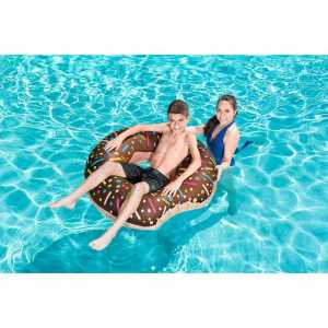 Dětský velký nafukovací kruh Bestway DONUT 107cm hnědý