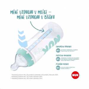 Dojčenská fľaša NUK FC Anti-colic s kontrolou teploty 300 ml UNI