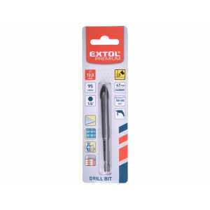 Vrták do skla a keramiky 14mm, EXTOL PREMIUM 8801894