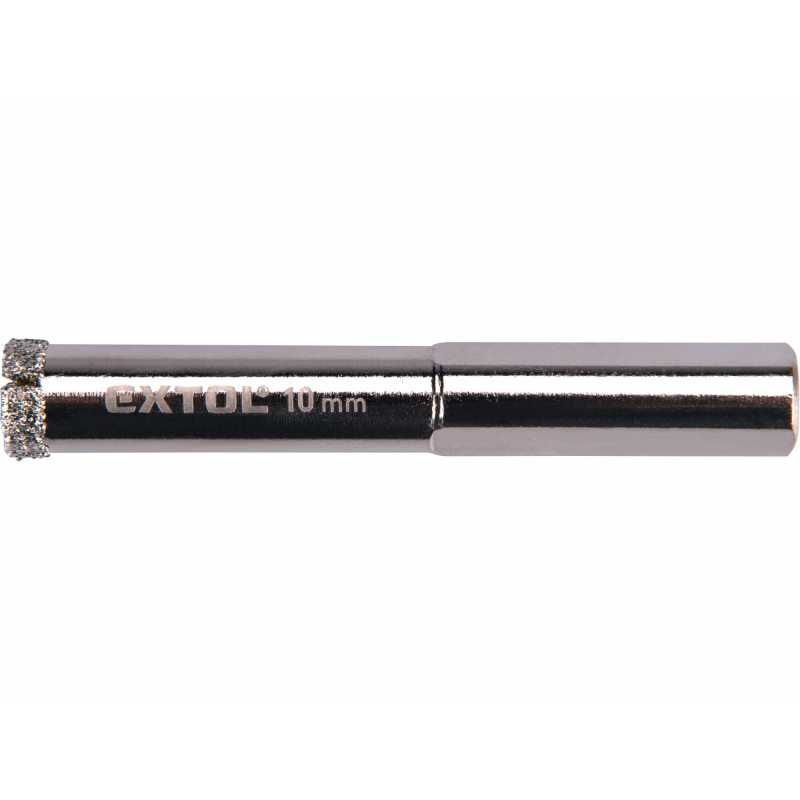 Vrták korunkový diamantový, 10mm, EXTOL PREMIUM 8801979