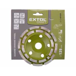 Kotúč brúsny diamantový dvojradový, 125mm, EXTOL CRAFT 903025