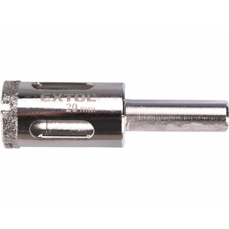 Vrták korunkový diamantový, 20mm, EXTOL PREMIUM 8801984