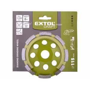 Kotúč brúsny diamantový 115mm, EXTOL CRAFT 903014