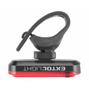 Svietidlo zadné na bicykel červené, USB nabíjanie, EXTOL LIGHT 43138