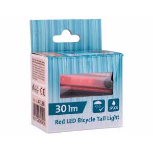 Svietidlo zadné na bicykel červené, USB nabíjanie, EXTOL LIGHT 43138