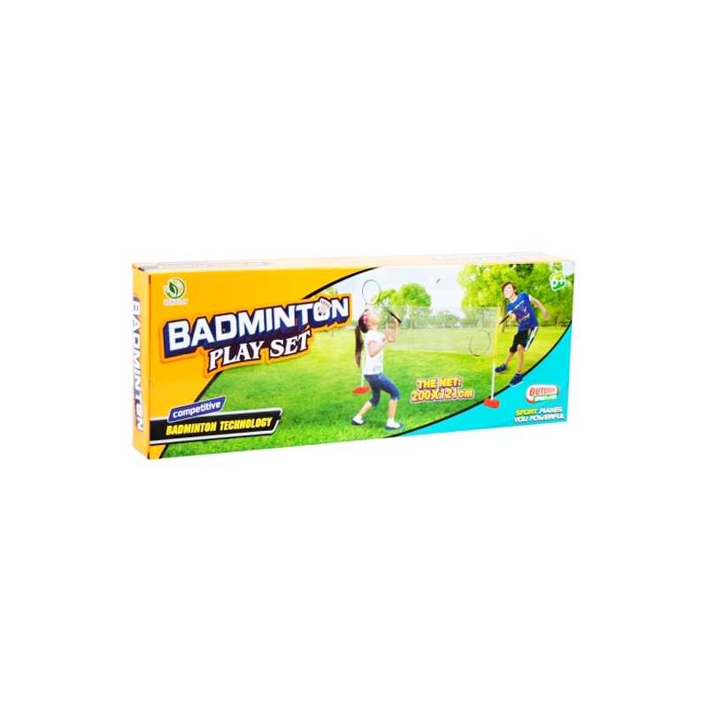 Bedminton - sieťka, rakety, košíky
