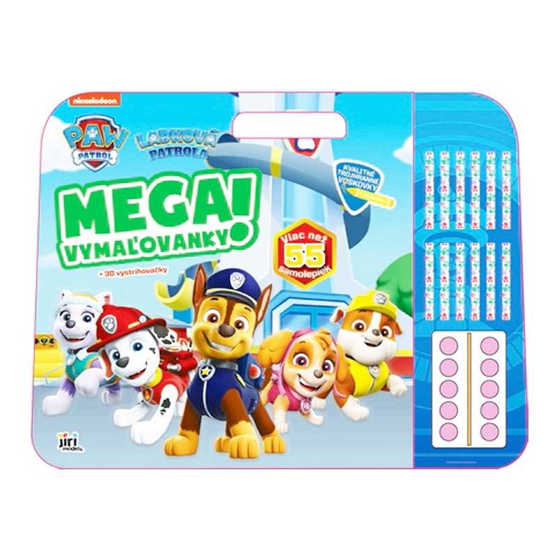 Mega omaľovánkový set - Labková patrola