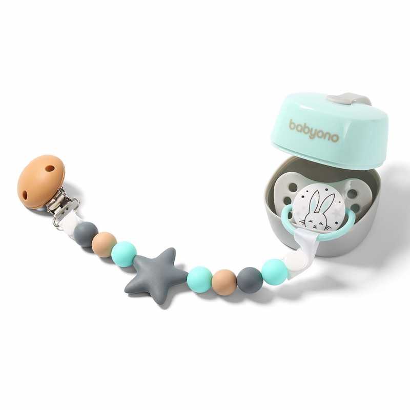 Řetízek na dudlík Baby Ono hnědý